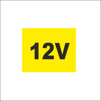 12V - elektrotechnická značka