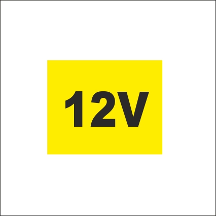 12V - elektrotechnická značka 12V - elektrotechnická značka