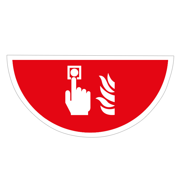 Požiarny hlásič polkruh Požiarny hlásič polkruh