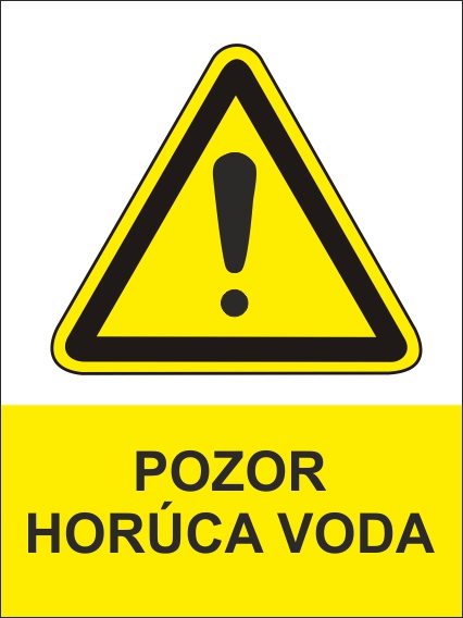 Pozor, horúca voda Pozor, horúca voda