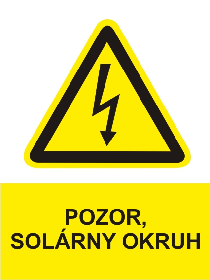 Pozor, solárny okruh Pozor, solárny okruh