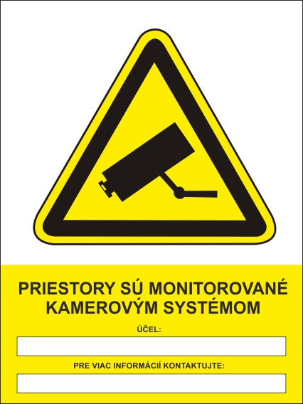Priestory sú monitorované kamerovým systémom, Účel…. Pre viac... Priestory sú monitorované kamerovým systémom, Účel…. Pre viac...