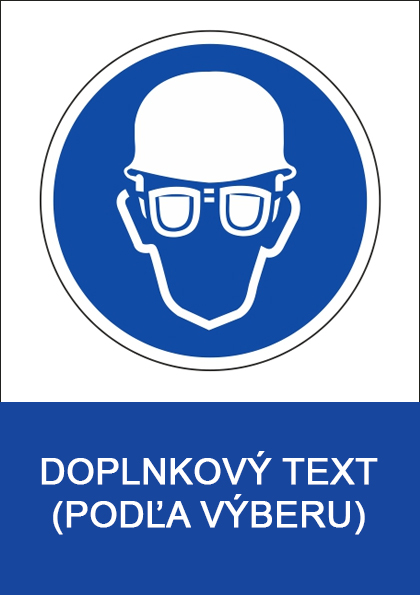 Príkaz na ochranu hlavy a zraku Príkaz na ochranu hlavy a zraku