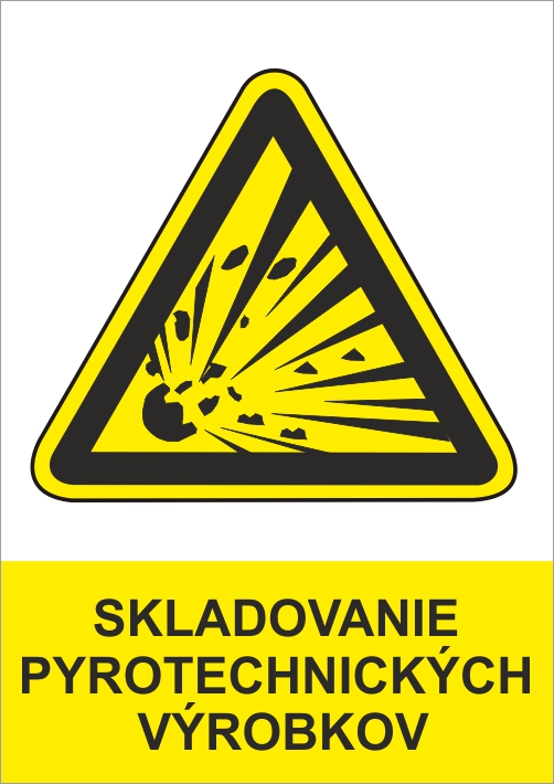 Skladovanie pyrotechnických výrobkov Skladovanie pyrotechnických výrobkov