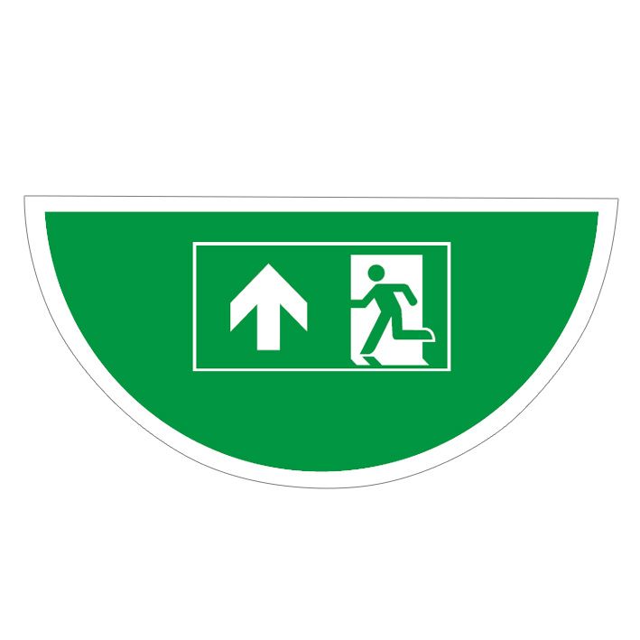 Únikový východ polkruh Únikový východ polkruh