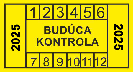 Budúca kontrola štítok 2025 - obdĺžnik Budúca kontrola štítok 2025 - obdĺžnik