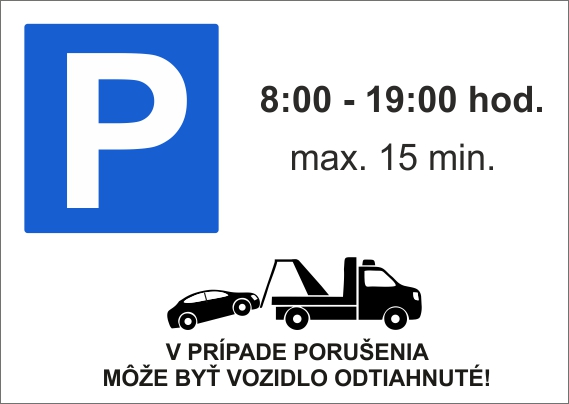 Časovo obmedzené parkovanie Časovo obmedzené parkovanie