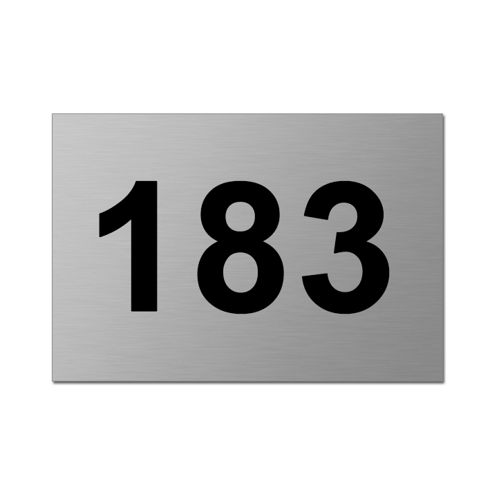 Domové číslo nerez Domové číslo nerez