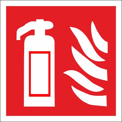Hasiaci prístroj (podľa ISO 7010) Hasiaci prístroj (podľa ISO 7010)