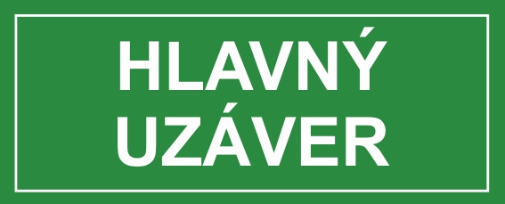 Hlavný uzáver Hlavný uzáver