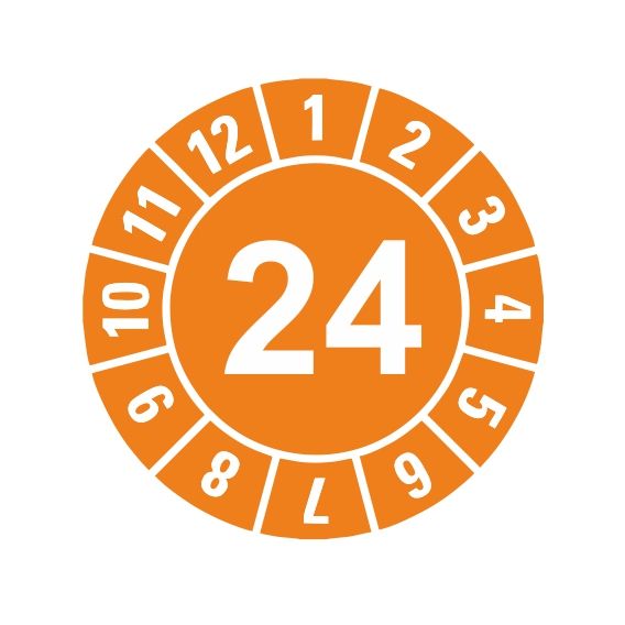 Kontrolný a kalibračný štítok - 2024 Kontrolný a kalibračný štítok - 2024