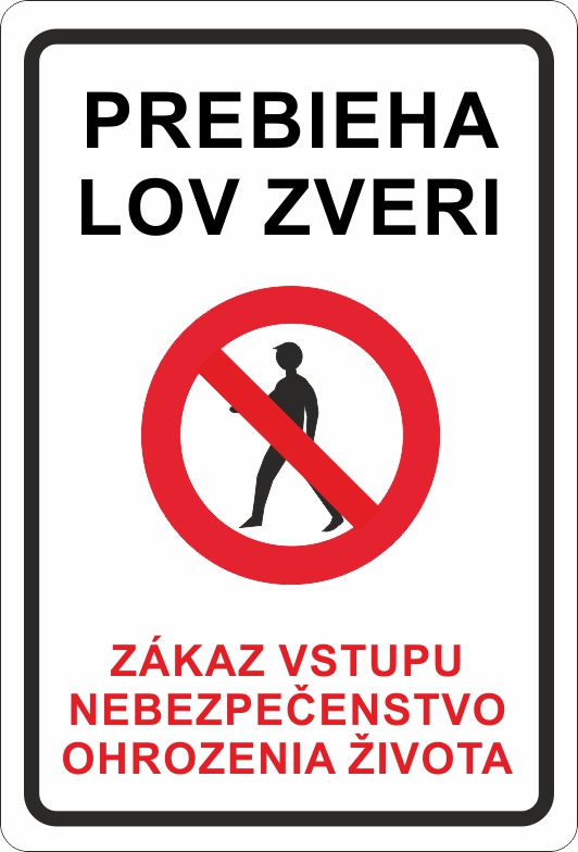 Prebieha lov zveri Prebieha lov zveri