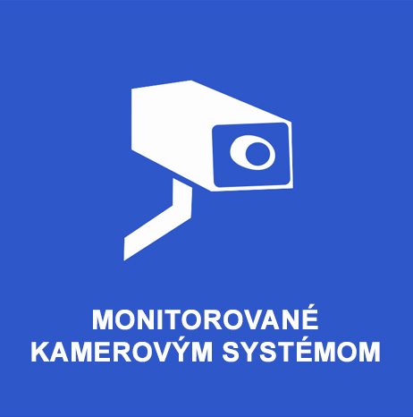 Monitorované kamerovým systémom Monitorované kamerovým systémom
