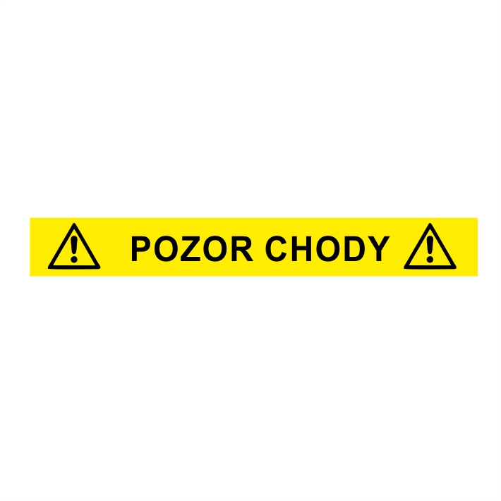 Podlahové značenie Pozor schody, obdĺžnik Podlahové značenie Pozor schody, obdĺžnik