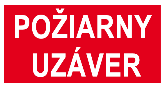 Požiarny uzáver Požiarny uzáver