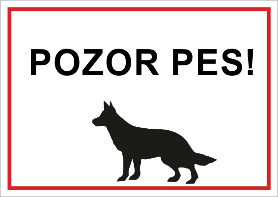 Pozor pes Pozor pes