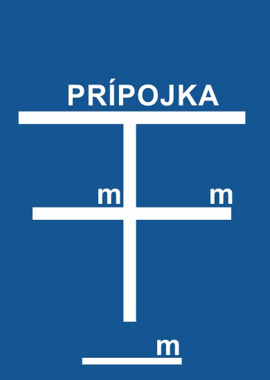 Prípojka - značenie podzemných vodovodných armatúr Prípojka - značenie podzemných vodovodných armatúr