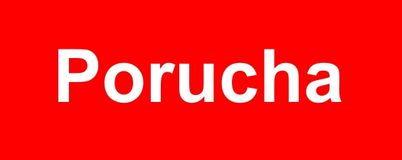 Štítok porucha Štítok porucha