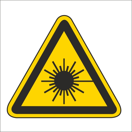 Symbol Nebezpečenstvo laserového lúča