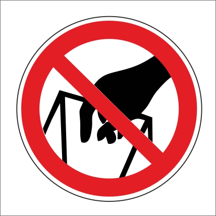 Symbol Zákaz siahania do plniaceho otvoru Symbol Zákaz siahania do plniaceho otvoru