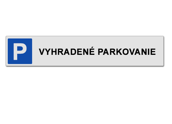 Parkovacie miesto vyhradené parkovanie Parkovacie miesto vyhradené parkovanie