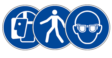 Príkazové bezpečnostné tabuľky a značky