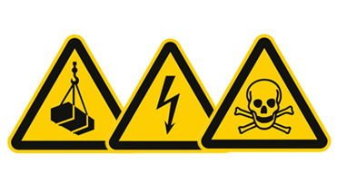 Výstražné bezpečnostné tabuľky a značky